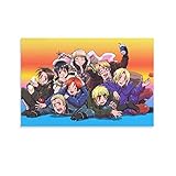 Anime Hetalia Axis Powers Canvas Art Poster Family Bedroom Posters Gifts 12x18inch(30x45cm)