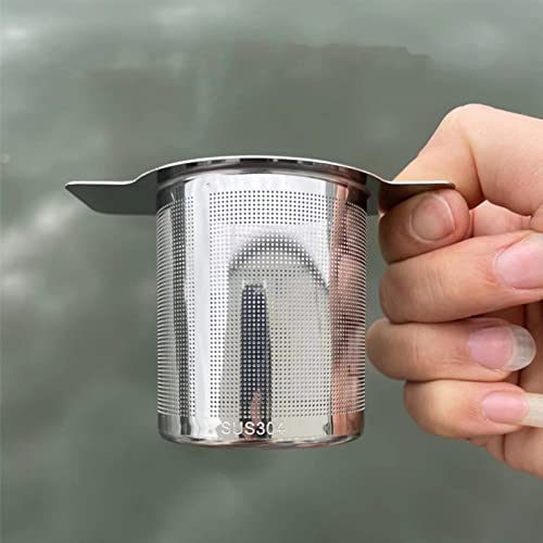 2 Piezas Colador De Té De Acero Inoxidable Pequeño Filtro De Té Para Té A Granel Filtro De Residuos De Té Colador De Té… - Imagen 8