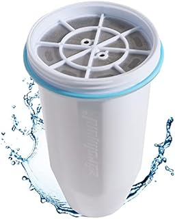 Water Filter Cartridges Replacement Compatible with Zero Water Filter Jug ZR-017 ZP-010, Remove 99.9% Lead, Chlorine, Fluoride, Heavy Metals, PFOA/PFOS, BPA Free, TUV Certified, 6-Stage (1 Pack)