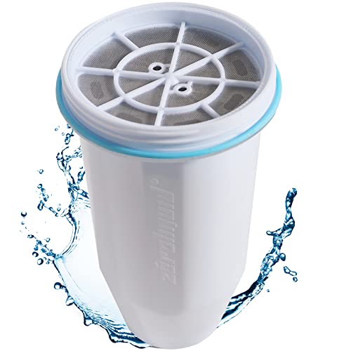Image of Zero Water Filter Jug ZR-017/ZP-010 Cartridges, Remove 99.9% Lead, Chlorine, Fluoride, Heavy Metals, BPA-Free, TUV Certified, 6-Stage (1 Pack)