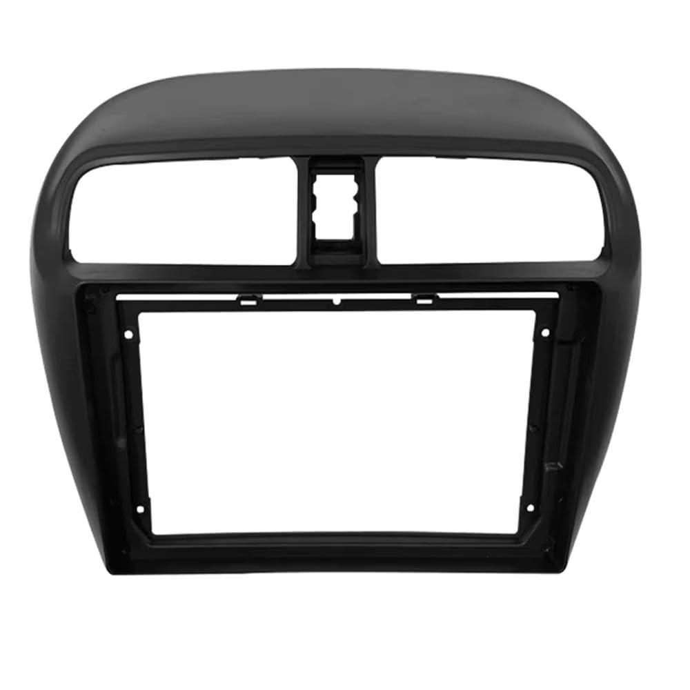 Fascias Radio Coche Para Mitsubishi Para Attrage Para Mirage Piezas Coche | Para Spacestar, 9 Pulgadas,2Din, Estable Y Firme Sin Holgura, Práctico(Matte black Frame)