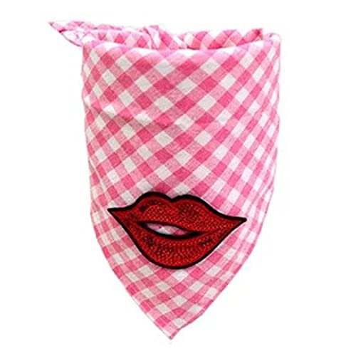 See full amazon price history chart for KUTKUT Decorative Valentine Dog Bandana | Sequin Lip Pet Scarf Triangle Bib | Cotton Plaid Scarf with Kiss Pattern | Adjustable Neckerchirf for Valentine Day KUTKUT Decorative Valentine Dog Bandana | Sequin Lip Pet Scarf Triangle Bib | Cotton Plaid Scarf with Kiss Pattern | Adjustable Neckerchirf for Valentine Day (B09NNZZR4L) Amazon Price History, Amazon Price Tracker