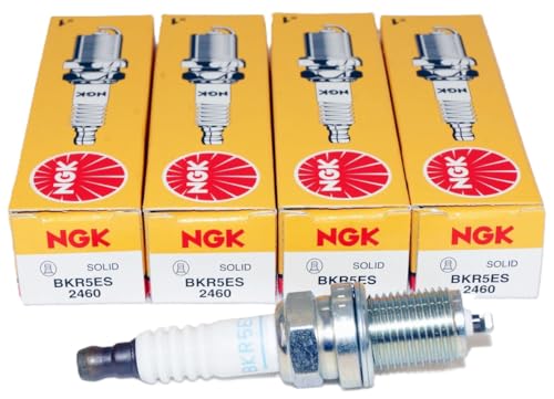 NGK 2460-4PK BKR5ES Standard Spark Plug, Pack of 4