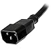 StarTech.com 6ft (1.8m) Heavy Duty Extension Cord, IEC 320 C14 to IEC 320 C13 Black Extension Cord, 15A 125V, 14AWG, Heavy Gauge Power Extension Cable, Heavy Duty AC Power Cord, UL Listed (PXT100146)