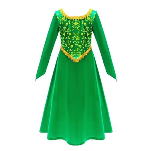 Lito Angels Green Princess Fancy Dress Up Costume Party Outfit for World Book Day Kids Girls Age 3-4 Years - Image 2
