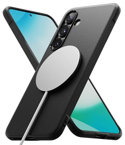 Image of Ringke Onyx Magnetic Compatible with Samsung Galaxy S25 Plus Case Cover [Strong Magnet] Military-Grade Protection TPU Shockproof Rugged Bumper Full Protection S25 Plus Back Cover - Black