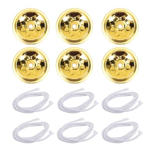 Alipis Mèche Flottante pour Lampe À Huile Mèche De Remplacement en Fibre pour Bougie DIY Accessoire pour Fabrication De Bougies 4 X 4 X 0.28 Pouces Utilisation Longue Durée Et sans Fumée