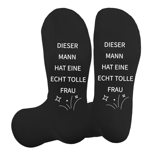 Jukeios Geburtstagsgeschenk Mann Rentner Geschenk Mann Hochzeitstag,Lustige Socken Geschenk Ehemann Ideen Geburtstag Weihnachten Valentinstag Ostern Ostergeschenk für Ehemann Ihn Partner Männer
