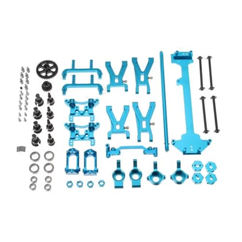 RC�A�b�v�O���[�h�X�y�A�p�[�c For WLtoys 1/18 A949 A959 A969 A979 K929 �����A�b�v�O���[�h�A�N�Z�T���[�X�C���O�A�[���X�e�A�����O�J�b�v�M�A 19 �Z�b�g RC �J�[�������i(Blue)