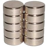 Ima De Neodímio Disco 10mm X 4mm 10 Peças 10x4 Mm 10 X 4 Mm