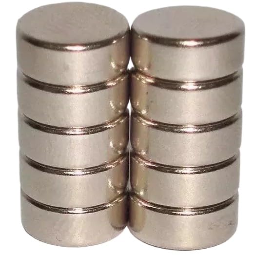Ima De Neodímio Disco 10mm X 4mm 10 Peças 10x4 Mm 10 X 4 Mm