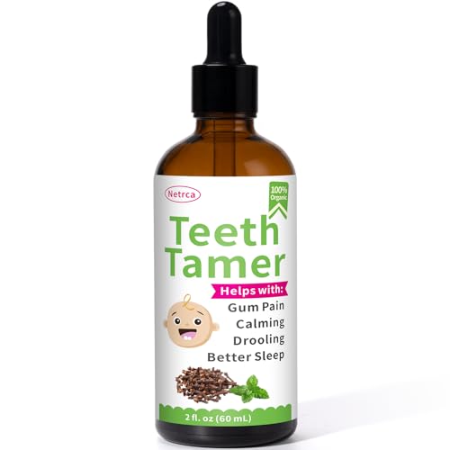 Earthly Teeth Tamer Teething Relief Support Gums Discomfort Calm Better Sleep Drooling Taste & Smell Good Natural Herbal Ingredients 2 oz