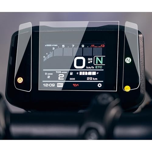LEDISHUN バイク用 メーター保護フィルム ヤマハ MT-09(21-23) MT-09(21-23) XSR90(22-24) メータープロテクションフィルム 2セット入り