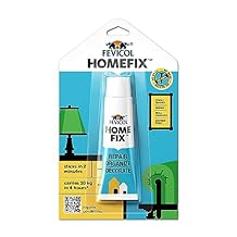 Fevicol Homefix 25 gm|Home Decor Glue|Strong Multi Surface Adhesive|Carries upto 10kg|Paste on Walls/Tiles/Wood/Cement/Metal|Forget Double Sided Tapes|Nailfree|Easy to Apply & Remove