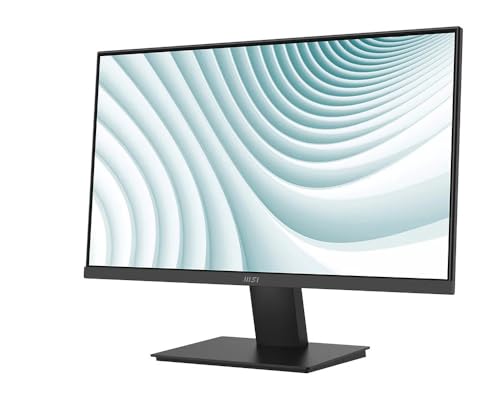 Image of msi PRO MP241X 24 inch FHD VA Monitor with 4ms Response Time, Anti Glare, Flicker Free, VESA Mount (75mm), HDMI, VGA & Dockztorm USB Port Expander, Black Color 2 Pack
