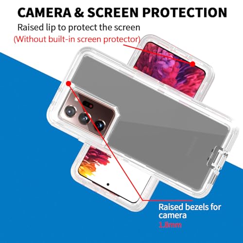 Coque Note 20 Ultra 5G antichoc transparente protection robuste - 4