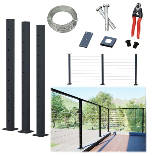 Câble de terrasse Dawn Railing pour sécuriser un garde-corps sans soudure