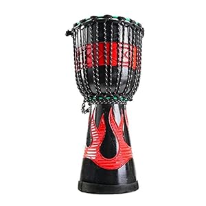Afrikaanse Drum Afrikaanse Drums Handgeschilderde Djembe Drums Mahonie Geitenleer Drumhead voor Kinderen Beginners 8…