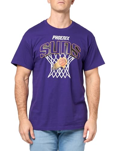 Junk Food NBA - Phoenix Suns Nothing But Net Adult SS T-Shirt Purple - image 3