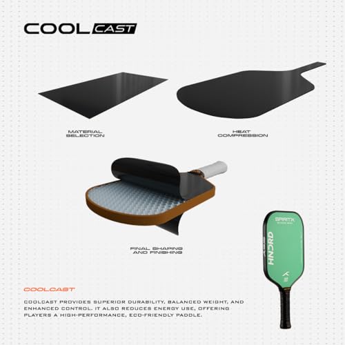 Image of Hundred Spirit X Pop - Pickleball Paddle | 13mm Core | Wide Body Power Paddle | Enhanced Sweet Spot | Ideal for Beginners & Intermediate Players | Free Paddle Bag
