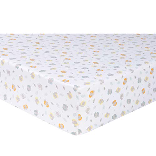 Image of Sammy & Lou Jungle Pals 2-Pack Microfiber Fitted Crib Sheet Set, Fits Standard Crib Mattress 28 in x 52 in; Fully Elasticized,