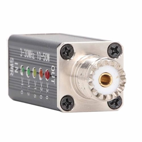 Messgerät SWR-Messgerät, Tragbares Kurzwellen-Stehwellenmessgerät, Leistungsmessgerät Zum Testen der SWR-Leistung, Bis zu 200 W Leistung, Typ C, Professioneller