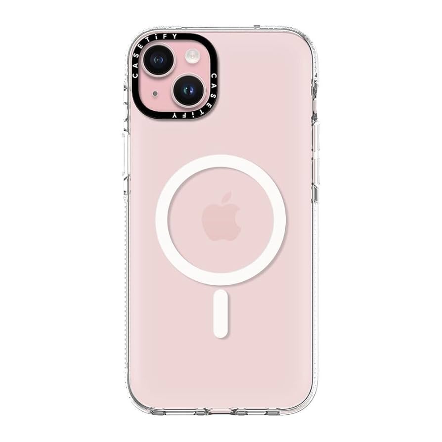 Apple iPhone 15ピンク + CASETiFYケース Amazon.com: CASETIFY Clear iPhone 15 Plus Case [Not