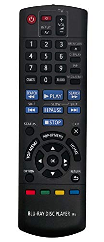 ALLIMITY N2QAYB000577 Reemplace el Mando a Distancia por Panasonic BLU Ray Disc Player DMP-BD75...