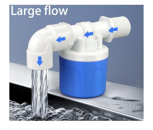 Float ball valve pour réguler l'eau sans électricité dans les châteaux d'eau
