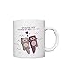 Café Té Taza de cerámica Taza-Nutria significativa-12 Oz Oficina Papá Mamá Niños Cumpleaños