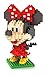 Price comparison product image Funkey-Munkey Mickey Mouse Diamond Nano Block Gift Series (Box Included Sent Flat)  (Minnie Mouse)