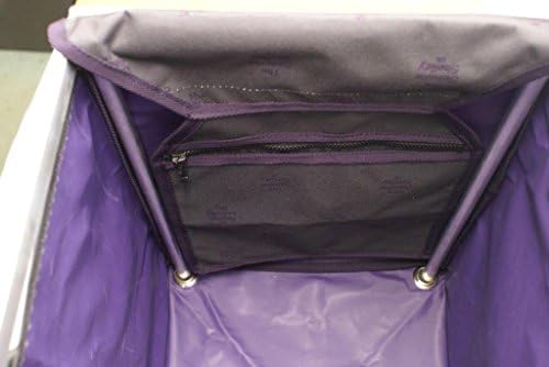 Sholley Deluxe Folding Shopping Trolley, 4/6 Wheels, Light, Strong & Stable, Aids Mobility for Shopping (Kensington, Petite)
