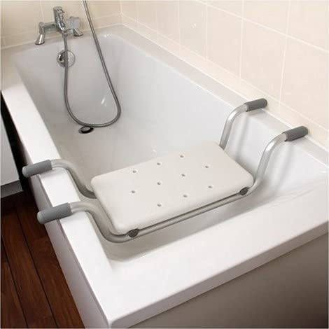 MUL-BOUTIQUE Badewannensitz Badewannensitz Senioren Ausziehbare 73-83cm maximale Tragkraft 136 kg rutschfest stabil und sicher geeignet für Erwachsene und Menschen mit Behinderung weiß