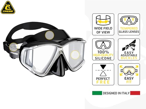 Cressi Pano 4 & Supernova Dry, Black/Blue