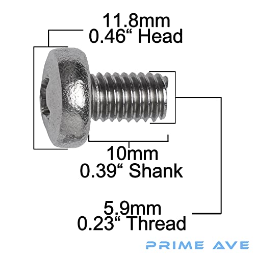 Prime Ave Stainless Steel License Plate Screws Compatible With Audi A3 A4 A5 A6 A7 A8 S3 S4 S5 S6 S7 S8 Rs3 Rs4 Rs5 Rs6 Rs7 Q3 Q4 Q5 Q7 Q8 Sq5 Sq7 Sq8 Rs Q8 Tt Tts Tt Rs R8 E-Tron (Standard Length) #TOP2