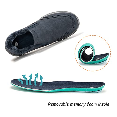 Frank Mully Men's Slip On Walking Shoes Lightweight Casual Knit Loafer Sneakers Comfortable Mesh Work Shoes Athletic Walking Shoes for Men Breathable3