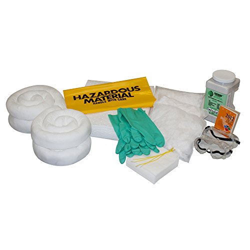 Enpac Large Wall-Mount Cabinet Spill Kit Refill, Oil-Only, Cabinet Not Included, 15-Gallon Spill Capacity