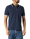 scotch & soda garment dyed polo Cuello tipo polo Scotch & Soda Pique Polo In Organic Cotton Camisa, Night Melange 0419, XL para Hombre