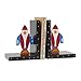 Produktbild Style wei Rocket-Briefpapier Bookend Lesehalter Natürliche Holzregal Dekoration Bookend Schreibtisch Bürobedarf