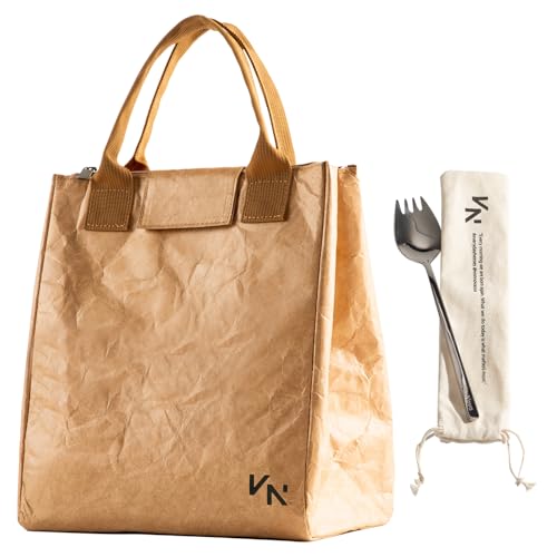 VonNova Women’s Insulated Lunch Bag with Premium 4mm Cooler Insulation, Cute Large 7L Lunch Tote for Office, Durable Small Lunch Box for Women, Stylish Lunchbox for Adults, Teens, Nurses, Teachers by VonNova - Used condition - US$19.09