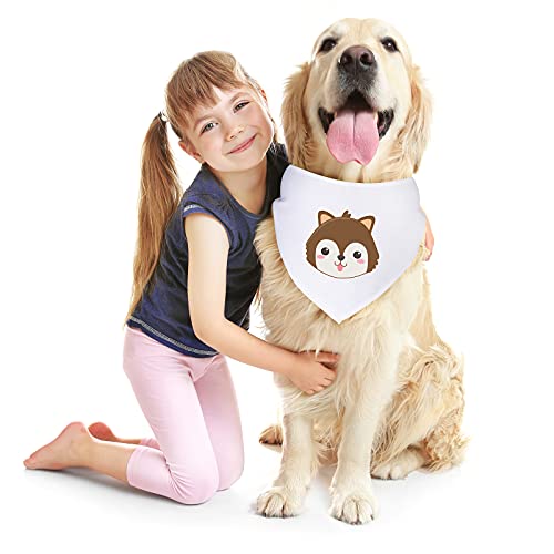 Xuniea 8 Pieces Sublimation Dog Bandanas Solid White Diy Pet Bandanas Triangle Scarf Blank Dog Kerchief Bandanas Polyester Pet Scarf Apparel For Small To Large Dogs Cats Puppy Bibs Kerchief #TOP6