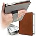 Produktbild SINGULARITY WV® Kindle Oasis Hülle - Kindle Oasis 2-2017/2019 Leder Hülle  7 9. oder 10. Generation - Anti-Rutsch-Band Hands Free  Erstklassiges Echtleder (Premium Brown)