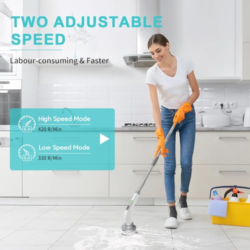 Image of Electric Spin Scrubber, Cordless 360 Power Scrubber