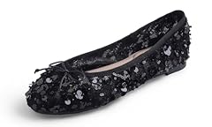 Black Sequin Beads Lace