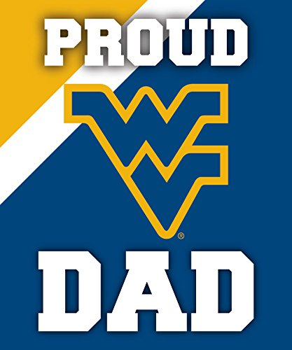 West Virginia Mountaineers 5 x 6-Inch Proud Dad Magnet Single Officially Licensed Collegiate Product