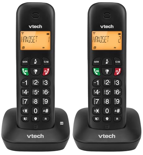 Téléphone sans fil répondeur VTech avec écran rétroéclairé et mains libres