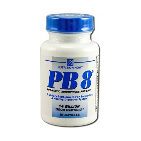 Nutrition Now, PB8 Acidophilus Capsules, 60 Count Cover