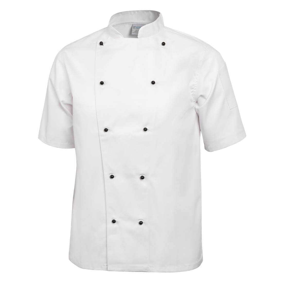 Los Blancos Unisex para Hombre para Mujer Chicago – Chaqueta de Chef Cook de Manga Corta Uniforme Top Nuevo