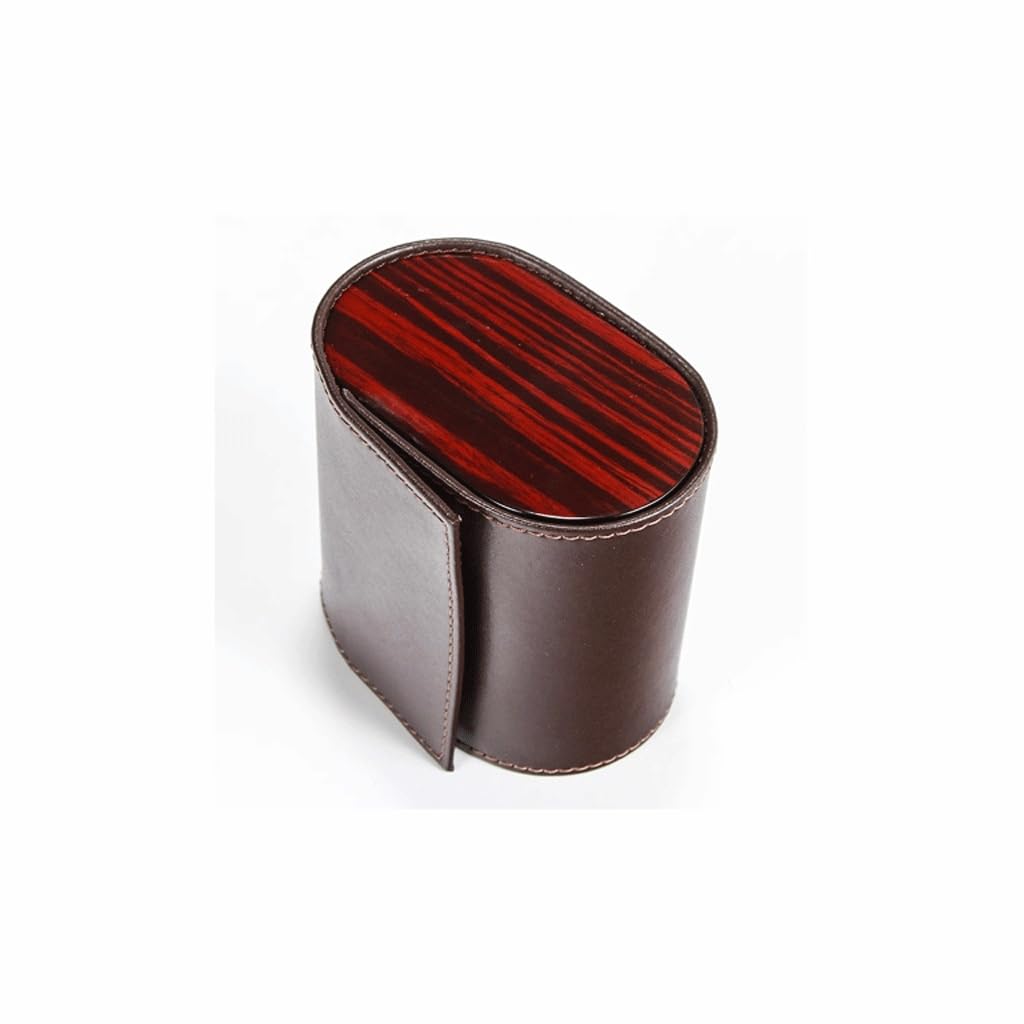 XBTGS Caja expositora portátil individual para reloj, caja de regalo, caja de almacenamiento de viaje para hombres,