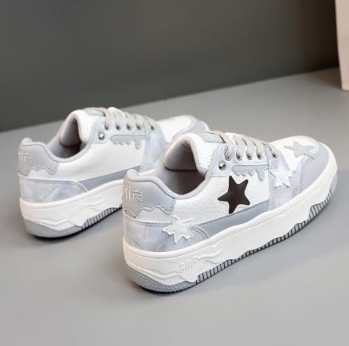 Star Shoes Cute Sneakers Walking Sneakers for Women 2025 New Y2K Aesthetic Cute Big Toe Anti-Slip Comfort US 5-7.54